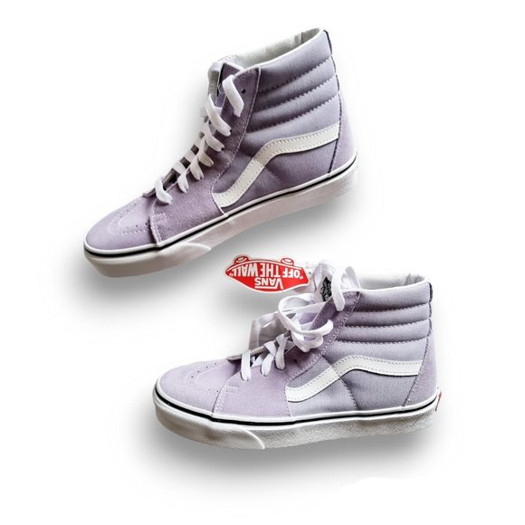 Vans SK8-HI in Languid Lavender + True White UK 5 EUR 38 Womens US 7.5 Mens US 6 - Picture 4 of 16